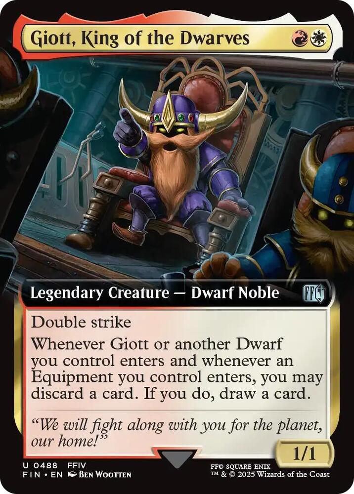 Giott, King of the Dwarves (Extended Art) [FINAL FANTASY] 488