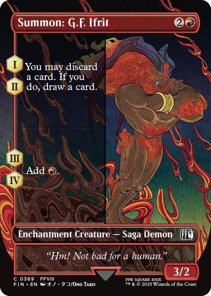 Summon: G.F. Ifrit (Borderless) [FINAL FANTASY] 369
