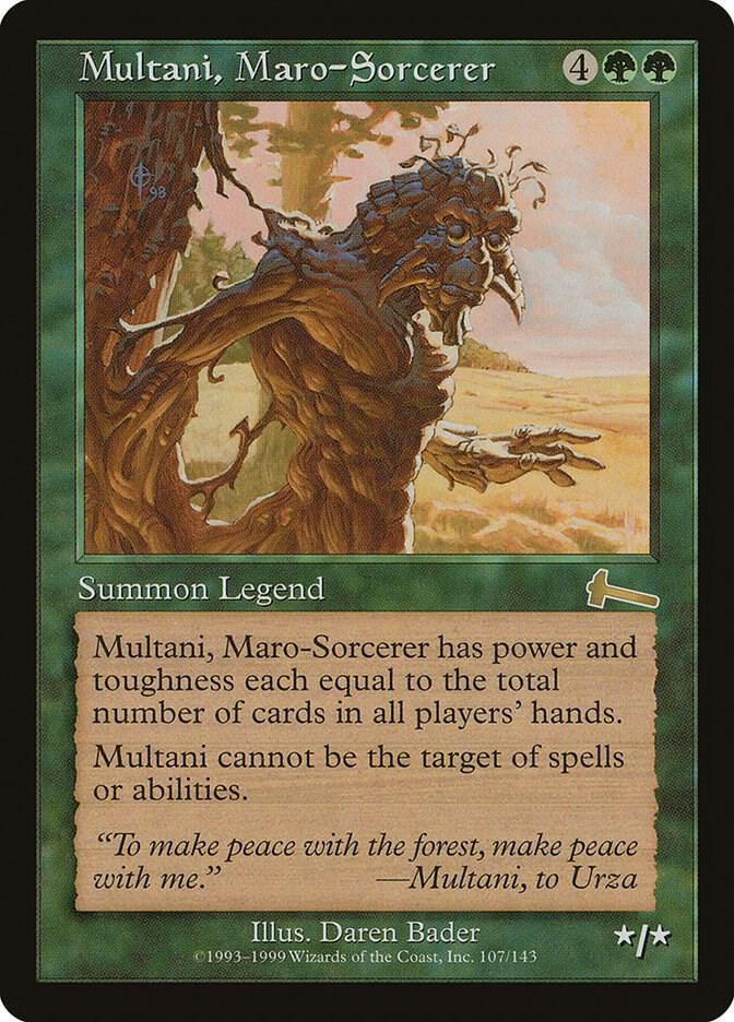 Multani, Maro-Sorcerer [Urza's Legacy] 107