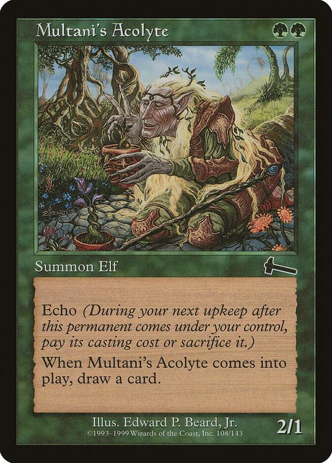 Multani's Acolyte [Urza's Legacy] 108