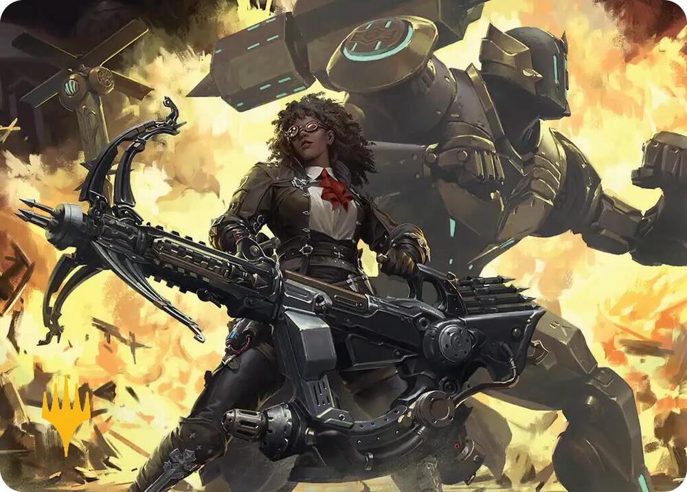 Machinist's Arsenal Art Card (Gold-Stamped Planeswalker Symbol) [Art Series: FINAL FANTASY] 2