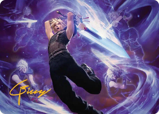Cloud's Limit Break Art Card (Gold-Stamped Signature) [Art Series: FINAL FANTASY] 23