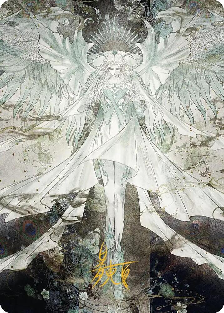 Hydaelyn, the Mothercrystal Art Card (Gold-Stamped Signature) [Art Series: FINAL FANTASY] 34