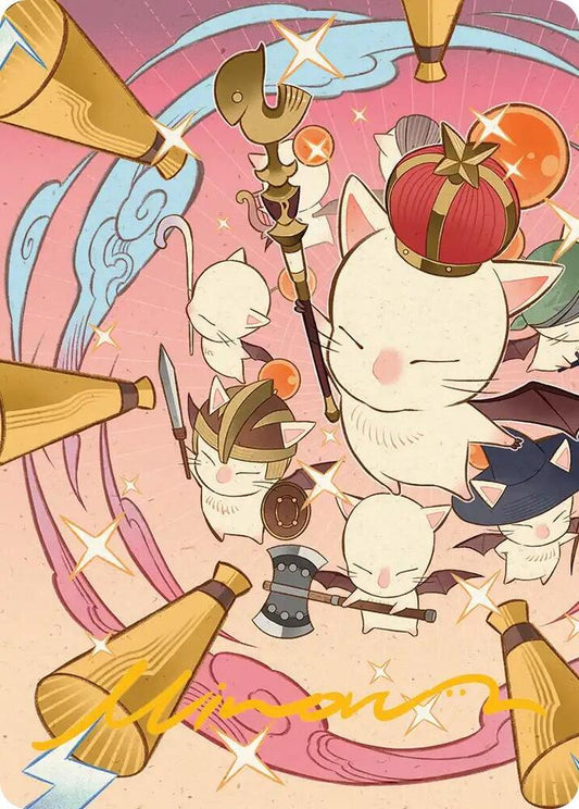 Summon: Good King Mog XII Art Card (Gold-Stamped Signature) [Art Series: FINAL FANTASY] 41