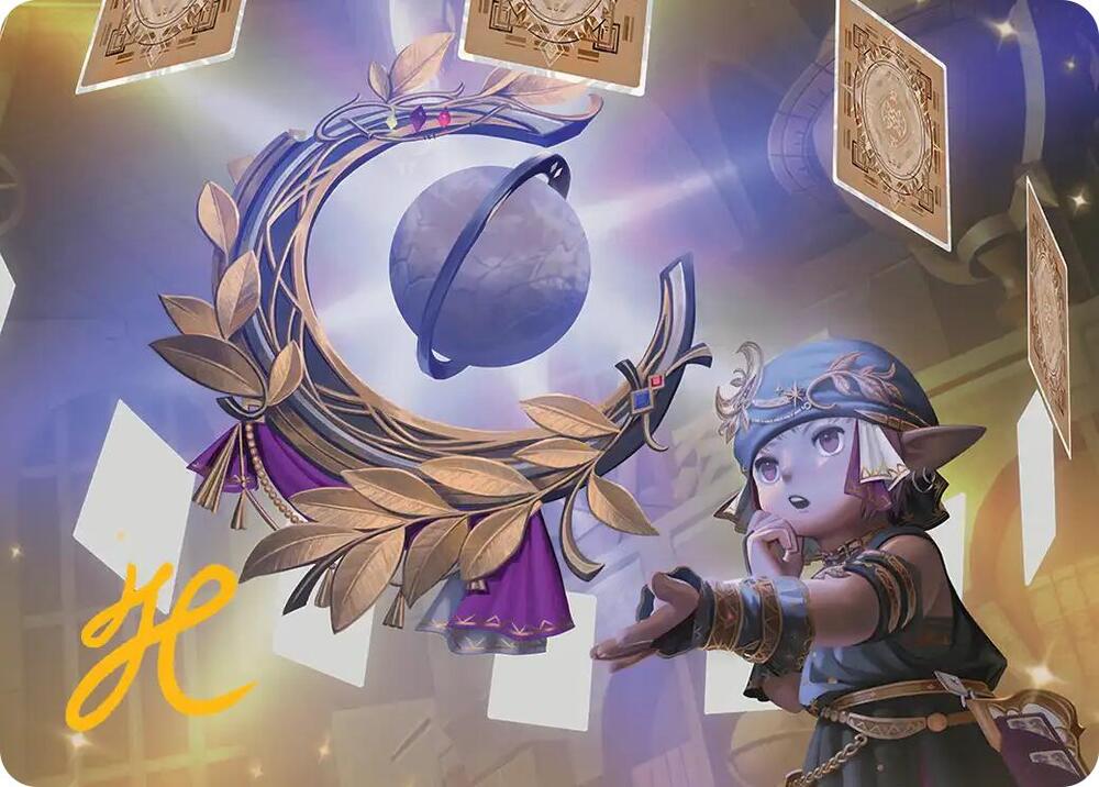 Astrologian's Planisphere Art Card (Gold-Stamped Signature) [Art Series: FINAL FANTASY] 4