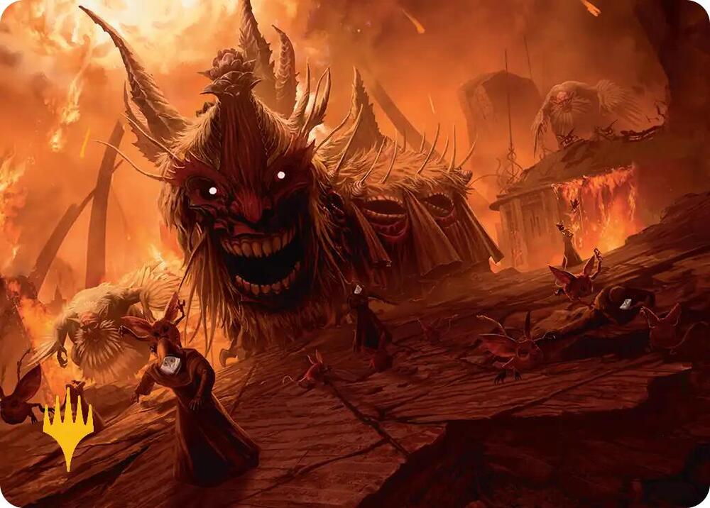 The Final Days Art Card (Gold-Stamped Planeswalker Symbol) [Art Series: FINAL FANTASY] 6