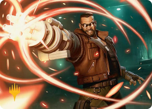 Barret Wallace Art Card (Gold-Stamped Planeswalker Symbol) [Art Series: FINAL FANTASY] 8