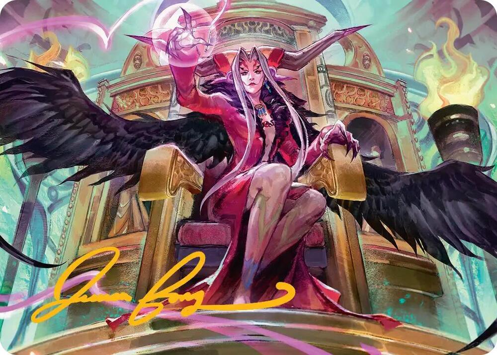 Sorceress's Schemes Art Card (Gold-Stamped Signature) [Art Series: FINAL FANTASY] 9