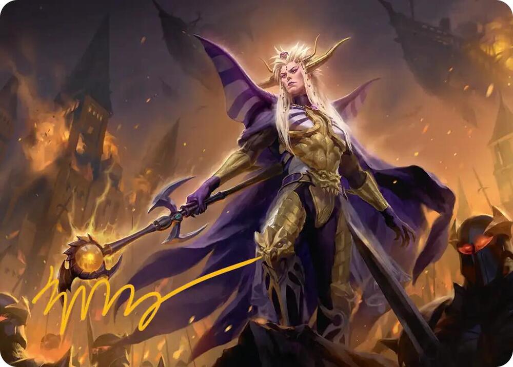 The Emperor of Palamecia Art Card (Gold-Stamped Signature) [Art Series: FINAL FANTASY] 13