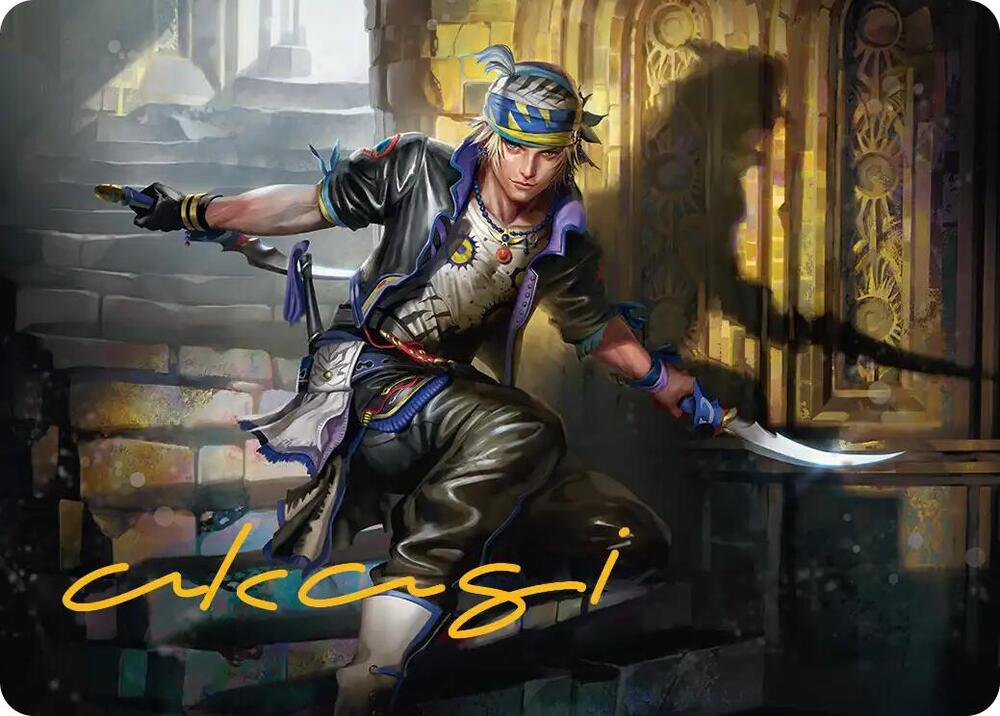 Locke Cole Art Card (Gold-Stamped Signature) [Art Series: FINAL FANTASY] 15