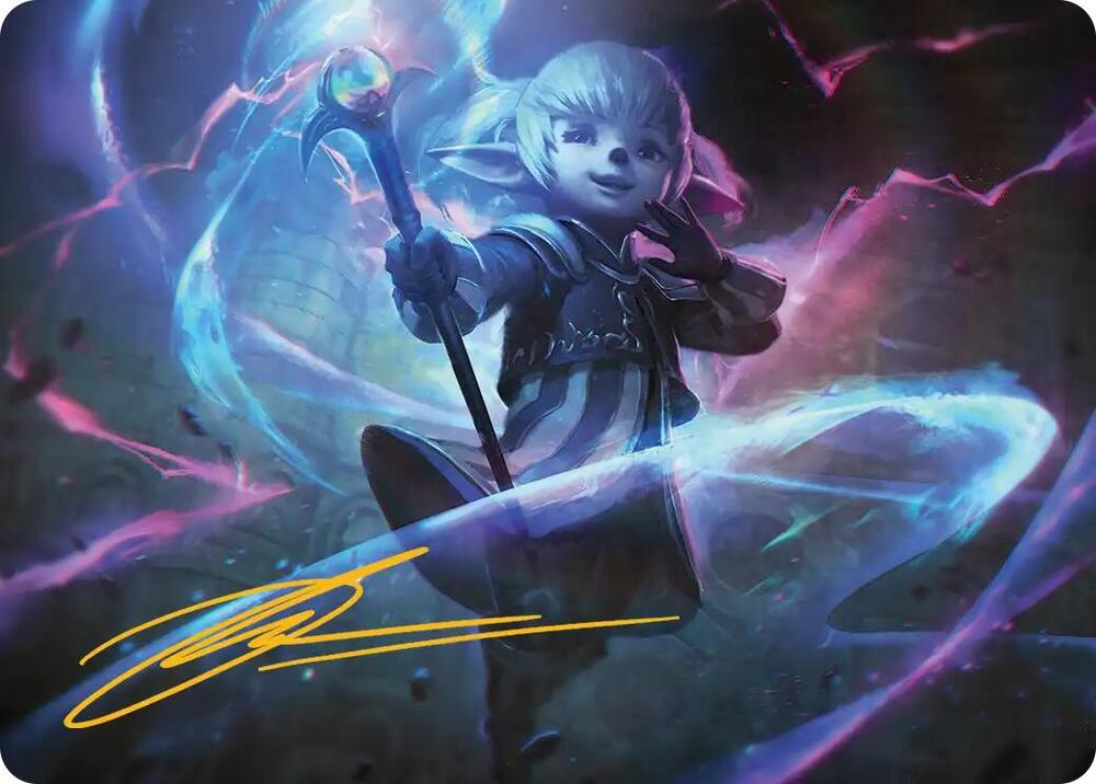 Shantotto, Tactician Magician Art Card (Gold-Stamped Signature) [Art Series: FINAL FANTASY] 16