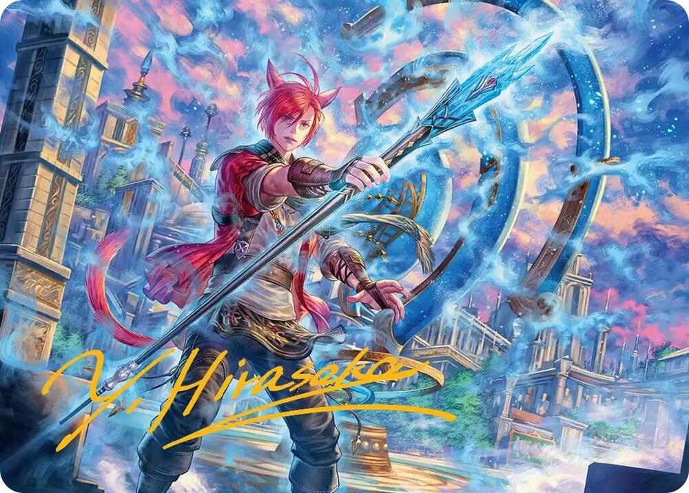 G'raha Tia, Scion Reborn Art Card (19) (Gold-Stamped Signature) [Art Series: FINAL FANTASY] 19