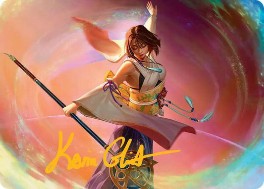 Yuna, Grand Summoner Art Card (Gold-Stamped Signature) [Art Series: FINAL FANTASY] 22