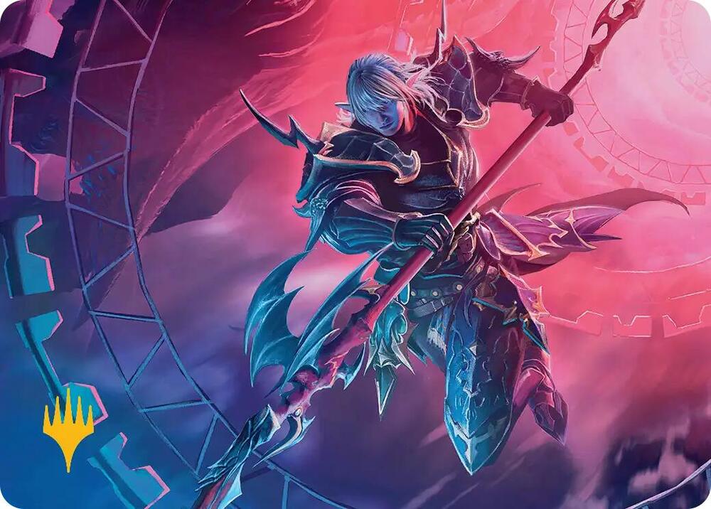 Estinien Varlineau Art Card (Gold-Stamped Planeswalker Symbol) [Art Series: FINAL FANTASY] 28