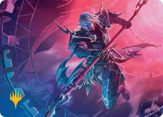 Estinien Varlineau Art Card (Gold-Stamped Planeswalker Symbol) [Art Series: FINAL FANTASY] 28