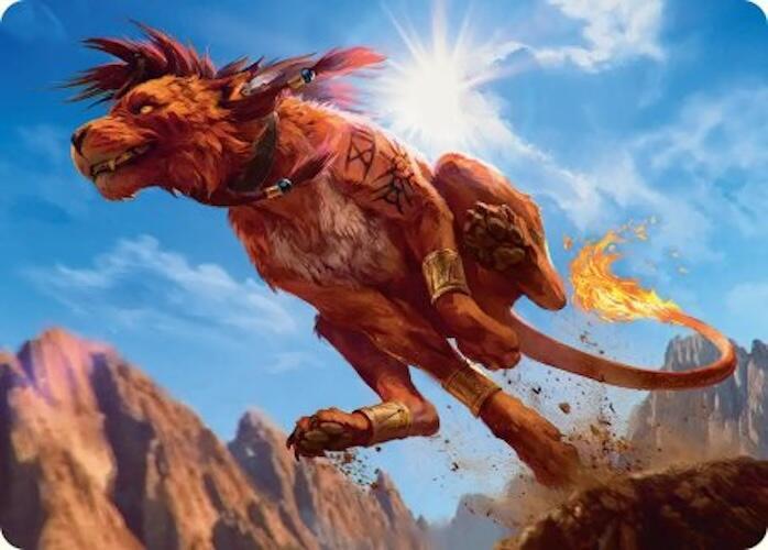 Red XIII, Proud Warrior Art Card [Art Series: FINAL FANTASY] 30