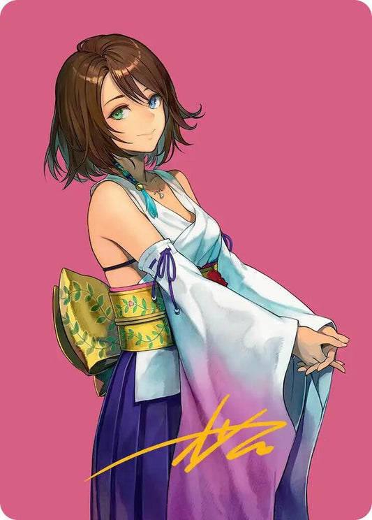 Yuna, Hope of Spira Art Card (Gold-Stamped Signature) [Art Series: FINAL FANTASY] 48