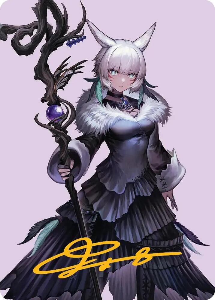 Y'shtola, Night's Blessed Art Card (53) (Gold-Stamped Signature) [Art Series: FINAL FANTASY] 53