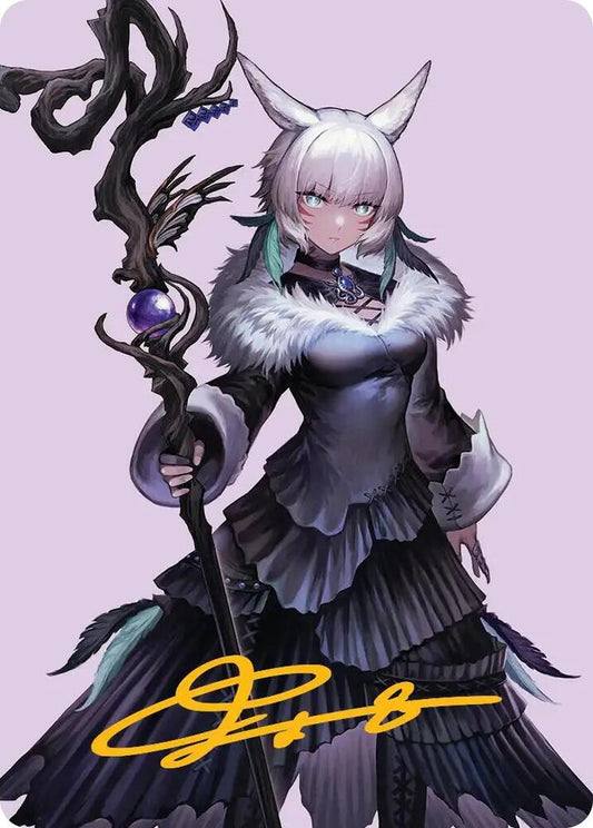 Y'shtola, Night's Blessed Art Card (53) (Gold-Stamped Signature) [Art Series: FINAL FANTASY] 53