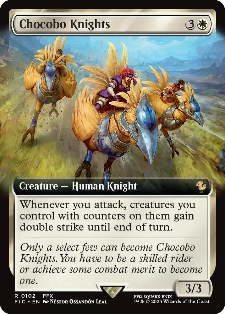 Chocobo Knights (Extended Art) [Commander: FINAL FANTASY] 102