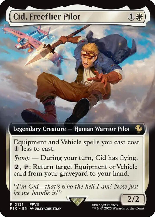 Cid, Freeflier Pilot (Extended Art) [Commander: FINAL FANTASY] 131
