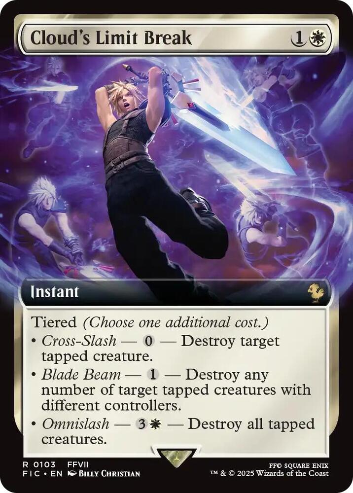 Cloud's Limit Break (Extended Art) [Commander: FINAL FANTASY] 103