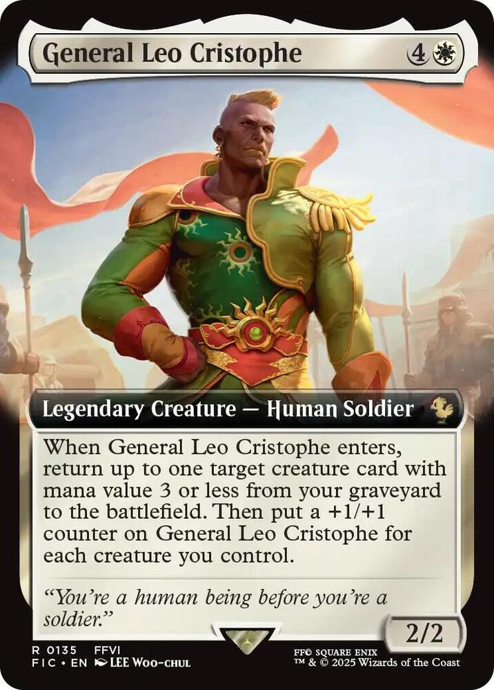 General Leo Cristophe (Extended Art) [Commander: FINAL FANTASY] 135