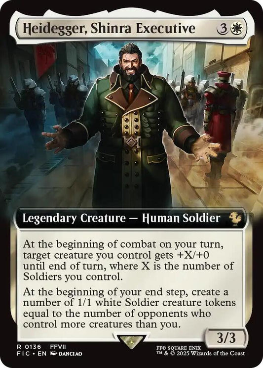 Heidegger, Shinra Executive (Extended Art) [Commander: FINAL FANTASY] 136