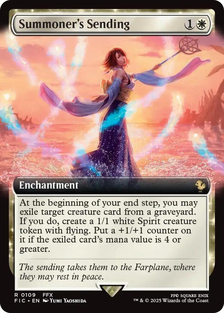 Summoner's Sending (Extended Art) [Commander: FINAL FANTASY] 109