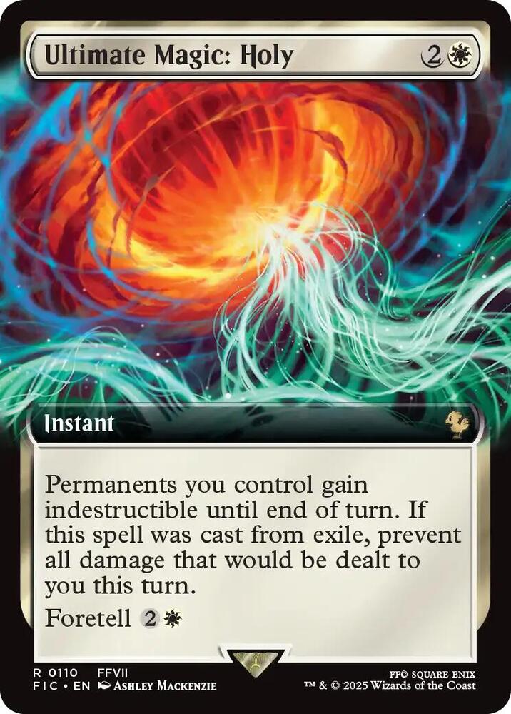 Ultimate Magic: Holy (Extended Art) [Commander: FINAL FANTASY] 110