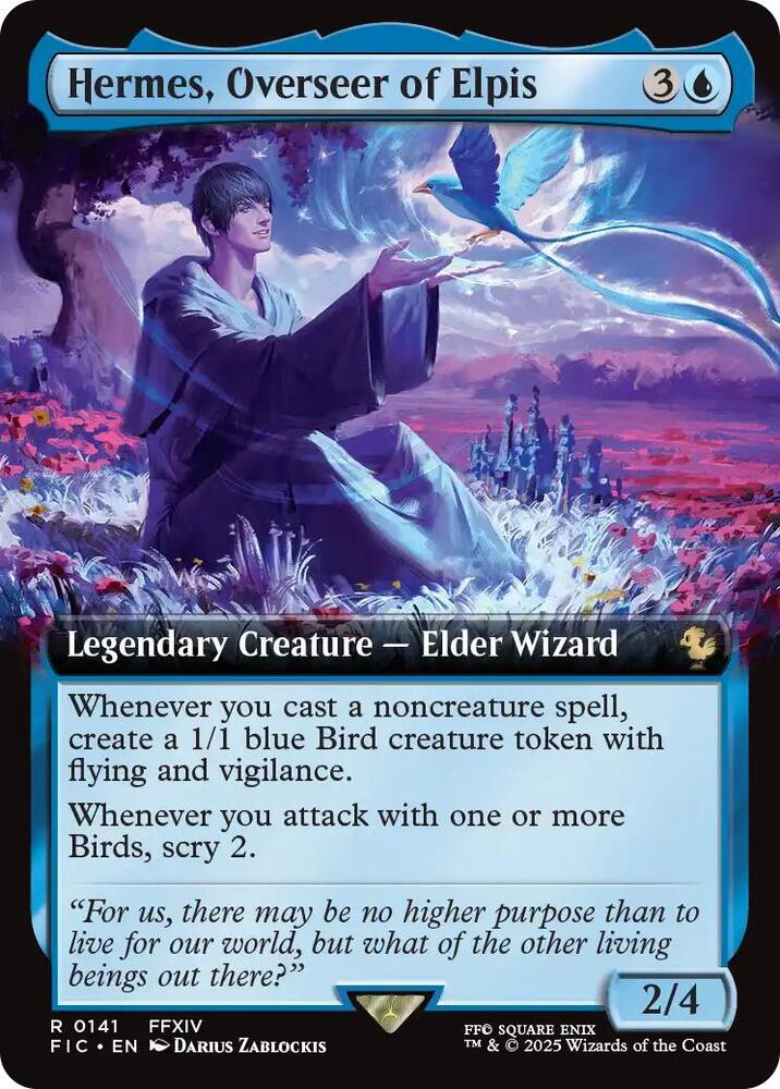 Hermes, Overseer of Elpis (Extended Art) [Commander: FINAL FANTASY] 141