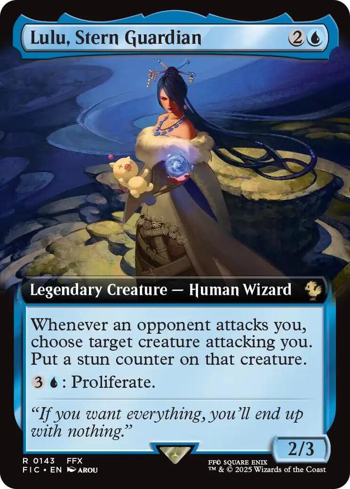 Lulu, Stern Guardian (Extended Art) [Commander: FINAL FANTASY] 143