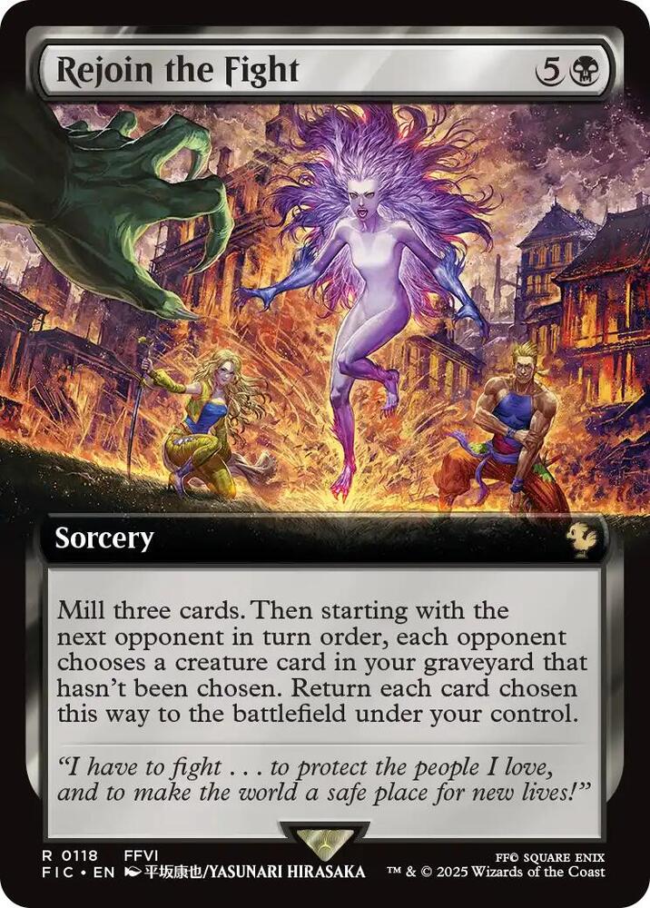 Rejoin the Fight (Extended Art) [Commander: FINAL FANTASY] 118