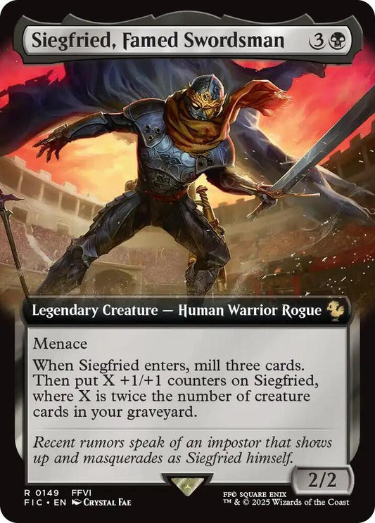 Siegfried, Famed Swordsman (Extended Art) [Commander: FINAL FANTASY] 149