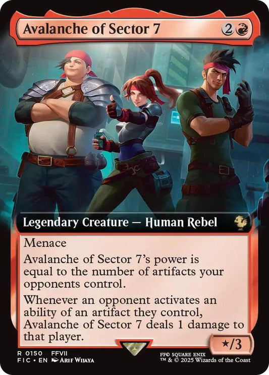 Avalanche of Sector 7 (Extended Art) [Commander: FINAL FANTASY] 150
