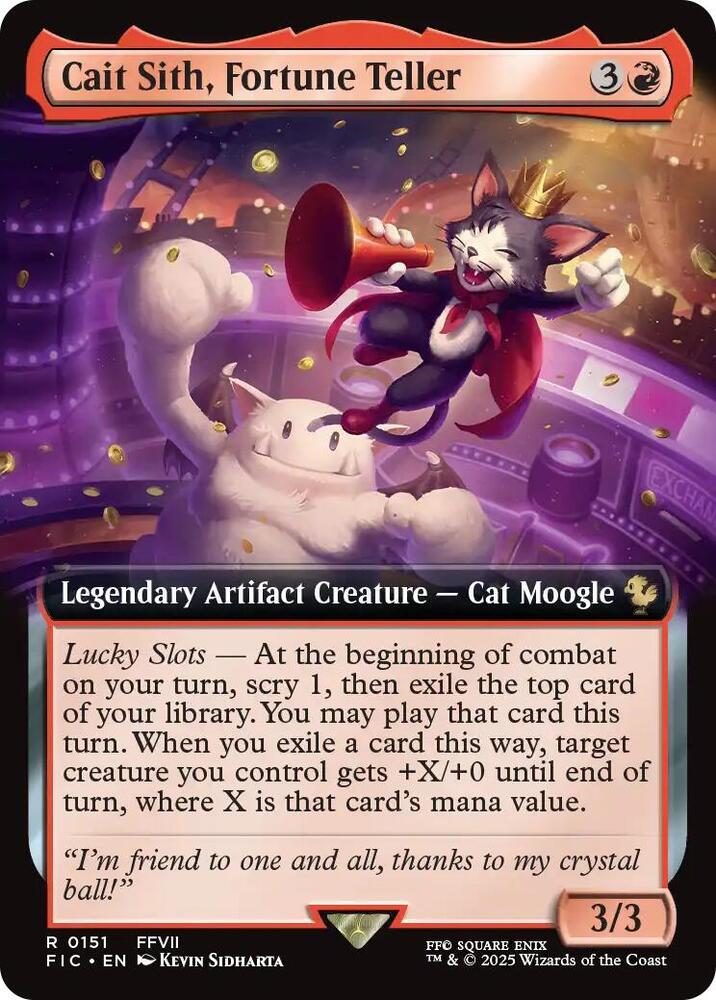 Cait Sith, Fortune Teller (Extended Art) [Commander: FINAL FANTASY] 151