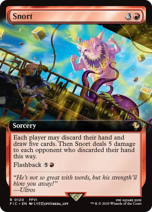 Snort (Extended Art) [Commander: FINAL FANTASY] 120