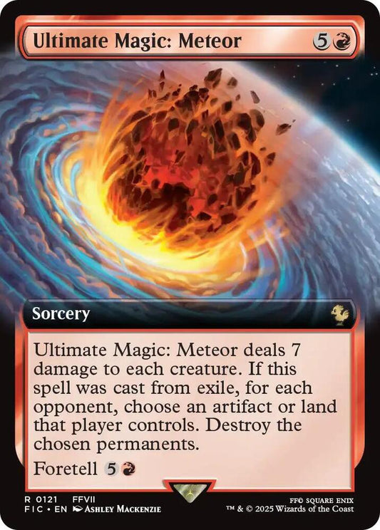 Ultimate Magic: Meteor (Extended Art) [Commander: FINAL FANTASY] 121