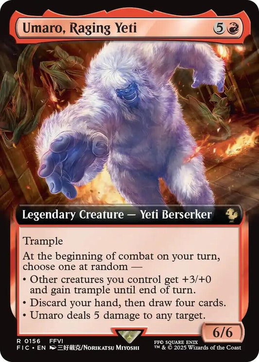 Umaro, Raging Yeti (Extended Art) [Commander: FINAL FANTASY] 156
