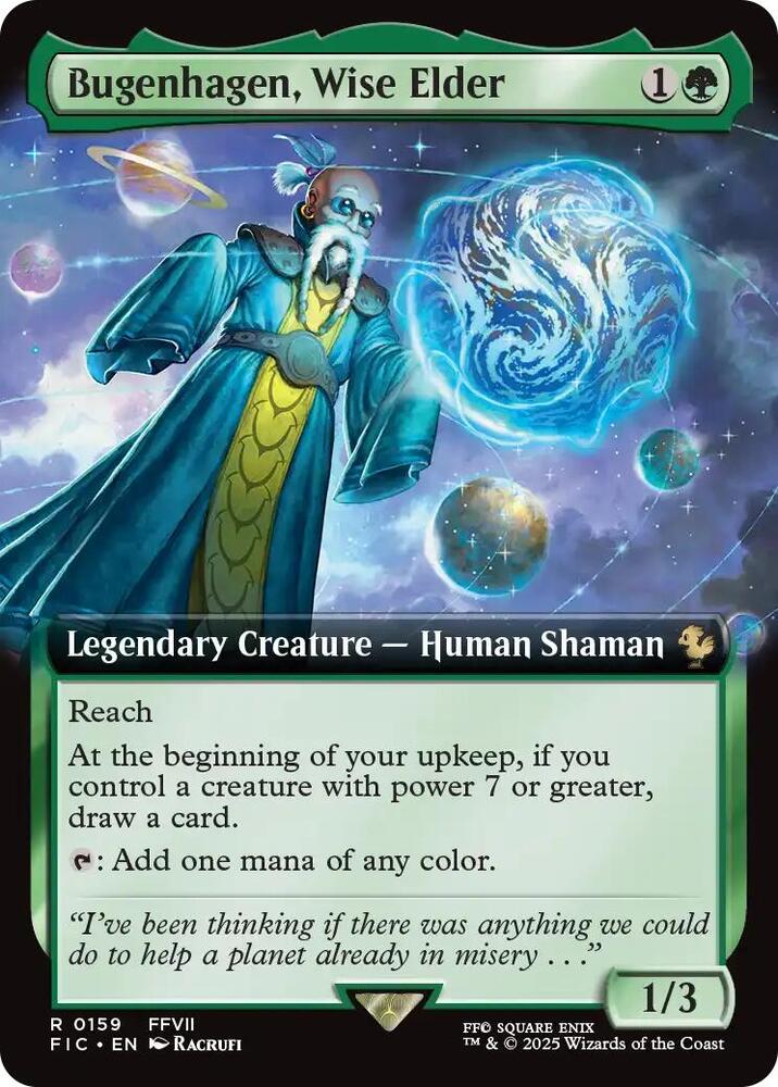 Bugenhagen, Wise Elder (Extended Art) [Commander: FINAL FANTASY] 159