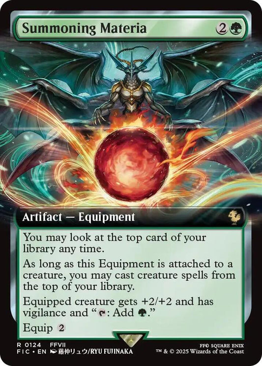 Summoning Materia (Extended Art) [Commander: FINAL FANTASY] 124