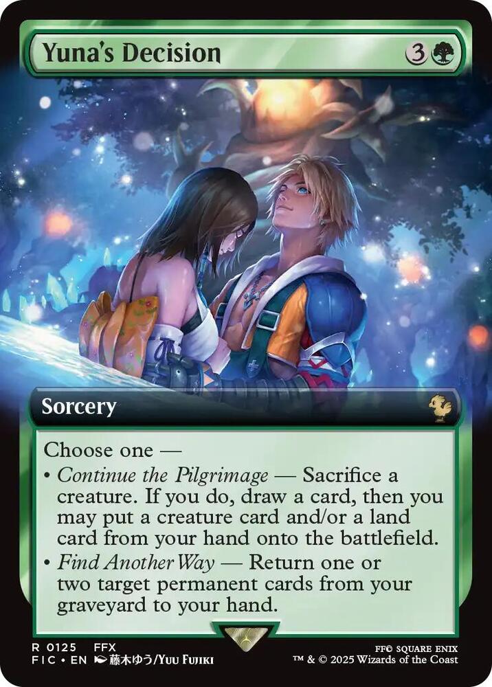 Yuna's Decision (Extended Art) [Commander: FINAL FANTASY] 125