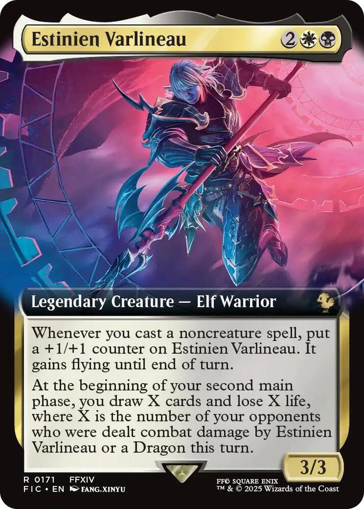 Estinien Varlineau (Extended Art) [Commander: FINAL FANTASY] 171