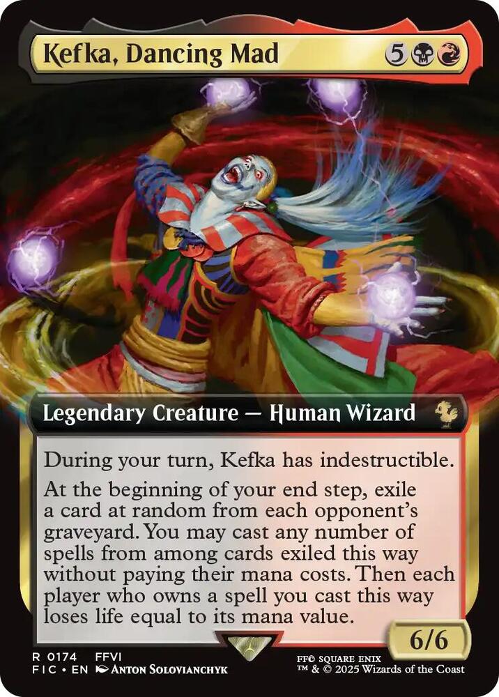 Kefka, Dancing Mad (Extended Art) [Commander: FINAL FANTASY] 174