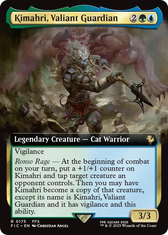 Kimahri, Valiant Guardian (Extended Art) [Commander: FINAL FANTASY] 175