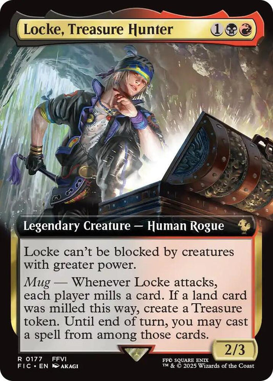 Locke, Treasure Hunter (Extended Art) [Commander: FINAL FANTASY] 177