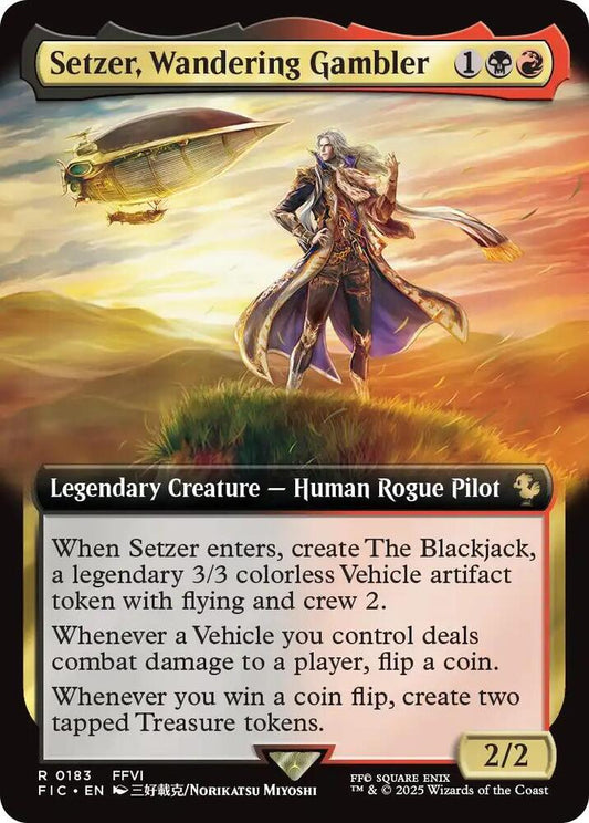 Setzer, Wandering Gambler (Extended Art) [Commander: FINAL FANTASY] 183