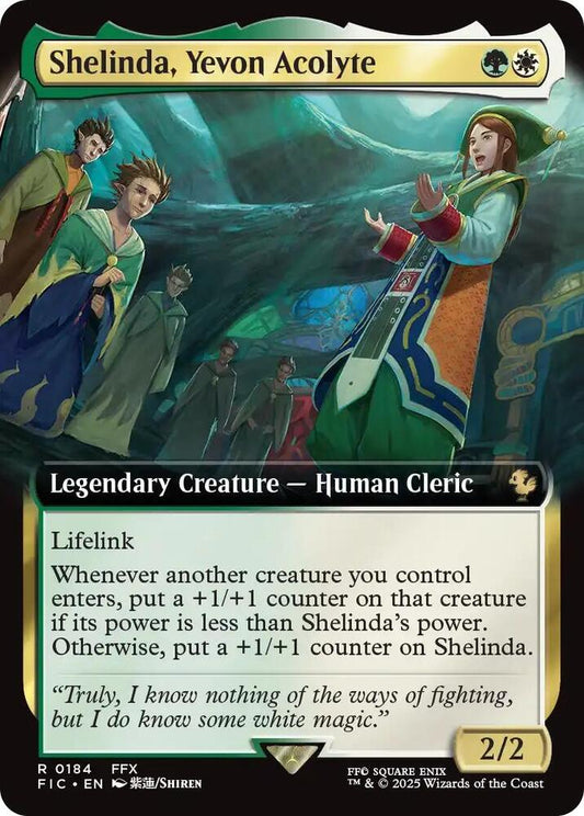 Shelinda, Yevon Acolyte (Extended Art) [Commander: FINAL FANTASY] 184