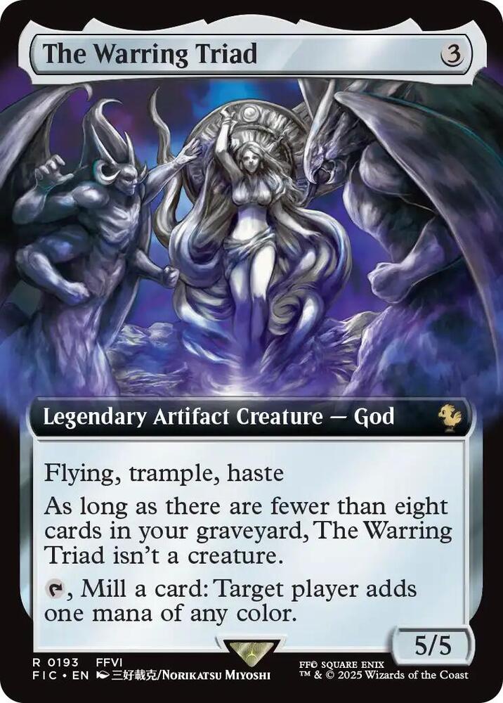 The Warring Triad (Extended Art) [Commander: FINAL FANTASY] 193