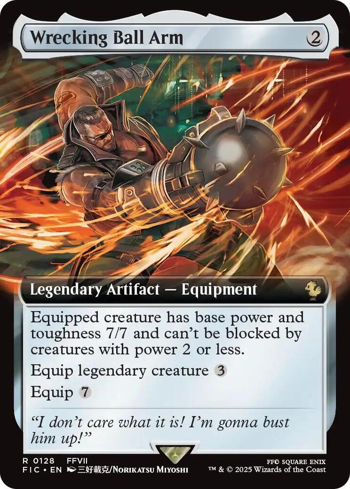 Wrecking Ball Arm (Extended Art) [Commander: FINAL FANTASY] 128